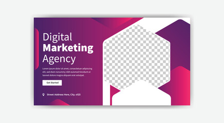 Digital marketing agency YouTube thumbnail design 