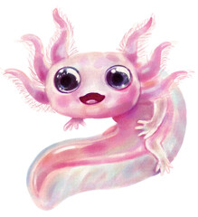 Cute axolotl.