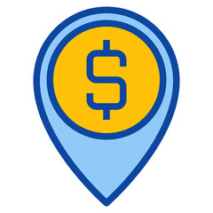 Obraz premium money two tone icon