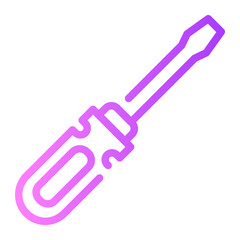 screwdriver gradient icon