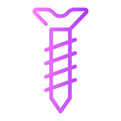 screw gradient icon