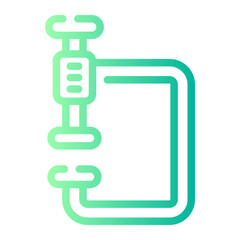 clamp gradient icon