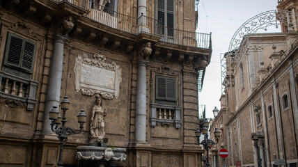 Fototapeta na wymiar town country, Palermo, sicily