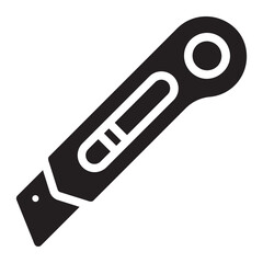 cutter glyph icon