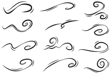 doodle wind illustration vector handrawn style