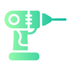 hammer drill gradient icon