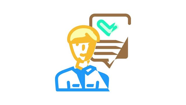 mql marketing qualified lead color icon animation