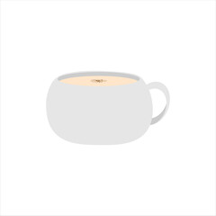 Illustration of a Cute Cup of Coffee