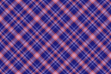Vector fabric seamless. Background textile pattern. Plaid tartan check texture.