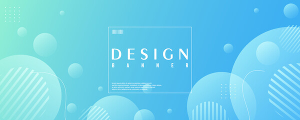 banner background. colorful, gradient circle effect