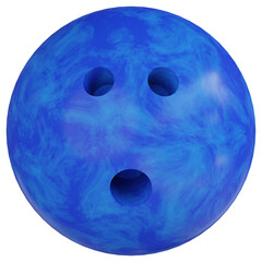 bowling ball 3d render icon