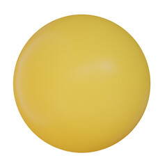 table tennis ball 3d render icon