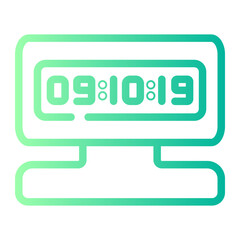 digital clock icon