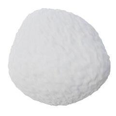 snowball 3d render icon