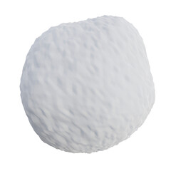 snowball 3d render icon