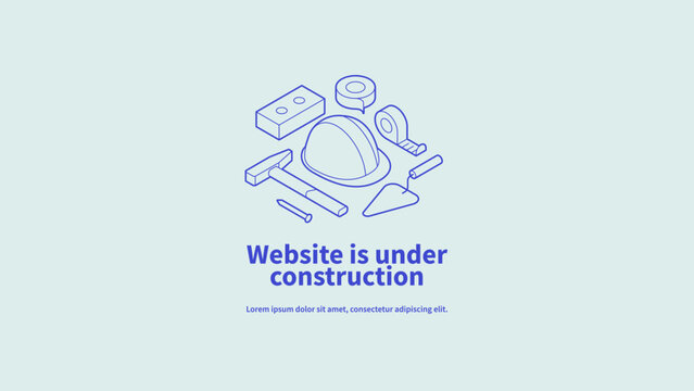 Website Under Construction Page