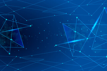 Vector wire line future digital network technology background