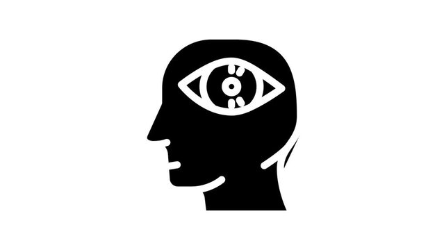 Third Eye Line Icon Animation