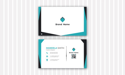 Luxury Business Card design. Blue Business card design. Business card template.