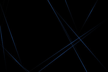 Abstract black with blue lines, triangles background modern design. Vector illustration EPS 10.