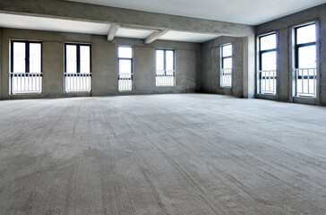 Background of empty concrete office