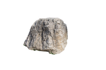 Isolated PNG cutout of a rock on a transparent background, ideal for photobashing, matte-painting, concept art