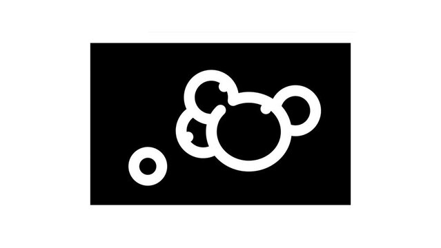 angiokeratoma skin ill line icon animation