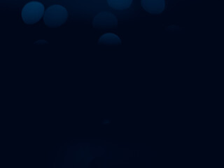 Obraz premium Dark blue round bokeh background copy space