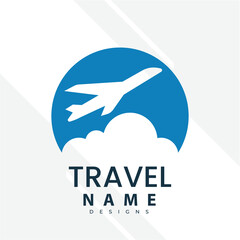Travel agent vector logo template. holiday logo template