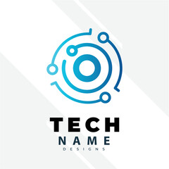 Tecnology Logo Design Inspiration. Logo vector template. Abstract tecnology logo design with creative concept premium vector