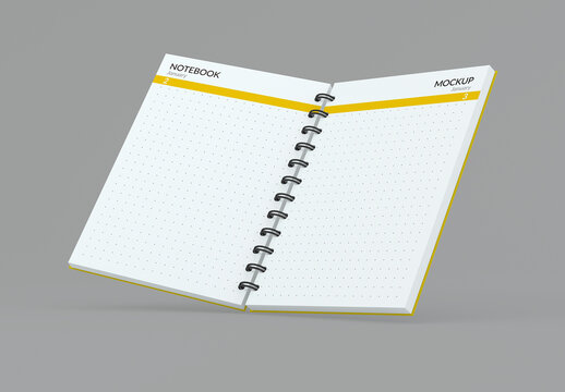 Floating Open Notebook