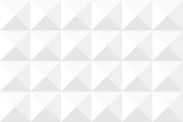 Abstract white and gray geometric seamless wall background. Vector illustration