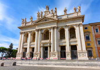 Lateran basilica (Archbasilica cathedral of Most Holy Savior and of Saints John Baptist and John...