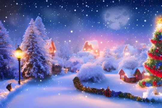 "Christmas Landscape" Images – Browse 2,150 Stock Photos, Vectors, and Video  Adobe Stock