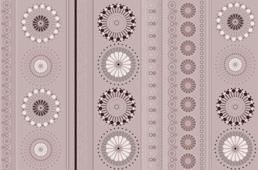 Modern geometric seamless pattern. Digital drawn illustration. Can be used as a design of textile other fabric, wallpaper, cards, invitations or decorative paper