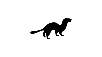 stoat silhouette