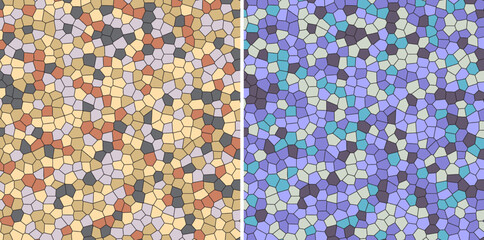 Stained Glass Mosaic Pattern Background