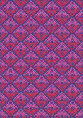 seamless wallpaper pattern with red shapes