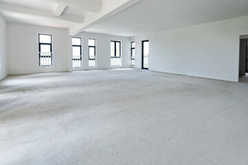 Empty office space in modern building