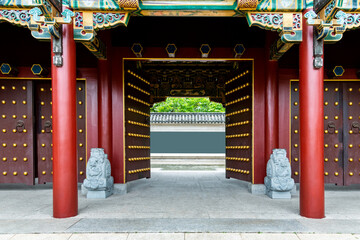 Gate of traditional Chinese style