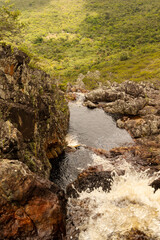 river in the mountains