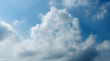 A large cloud in the sky