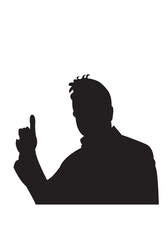 silhouette of a person