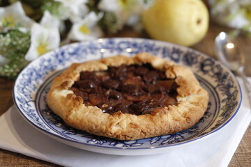 Galette de Pera e Chocolate