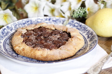 Galette de Pera e Chocolate