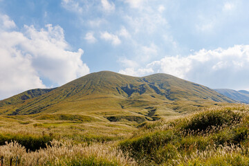 阿蘇の美しい山並み