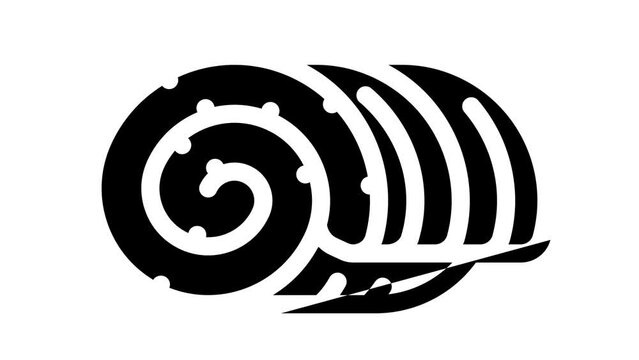 insulation and house wrap line icon animation