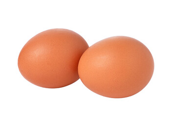 two eggs isolated on transparent png