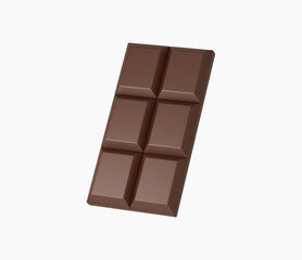 3d Realistic Chocolate bar illustration