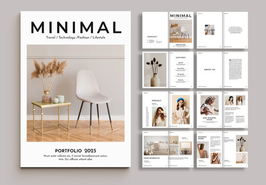 Minimal Design Portfolio Template